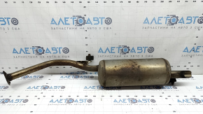 Rear muffler with barrel Toyota Prius 30 10-15 rusty