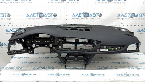 Torpedo front panel with AIRBAG Audi A6 C7 16-18 rest, black