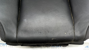 Volvo XC90 16-17 passenger seat cushion upholstery, black leather, heated, dry cleanable
