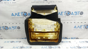 Rear seat cushion upholstery (2nd row) left Volvo XC90 16-25 black leather, dry cleanable