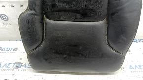 Rear seat cushion upholstery (2nd row) left Volvo XC90 16-25 black leather, dry cleanable