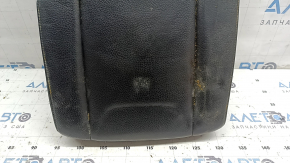 Rear seat cushion upholstery (2nd row) center Volvo XC90 16-25 black leather, dry cleanable