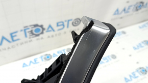 Upper central dashboard trim Audi A6 C7 12-18 black, chrome, scratches