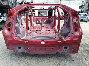 Rear panel of Toyota Prius 30 10-15 on the body, red