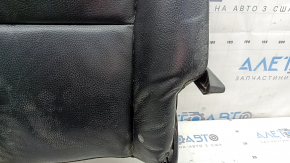 Rear seat backrest (2nd row) left Volvo XC90 16-25 black leather, with headrest and upper frame, dry cleanable