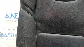 Rear seat backrest (2nd row) left Volvo XC90 16-25 black leather, with headrest and upper frame, dry cleanable