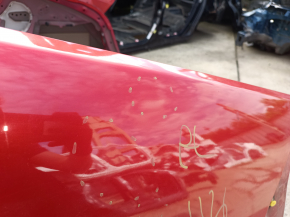 Quarter wing rear left Toyota Prius 30 12-15 on the body, red, dents
