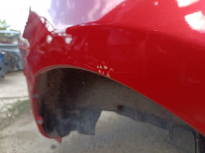 Quarter wing rear right Toyota Prius 30 12-15 red, on the body, pokes