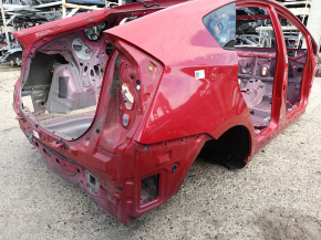 Quarter wing rear right Toyota Prius 30 12-15 red, on the body, pokes