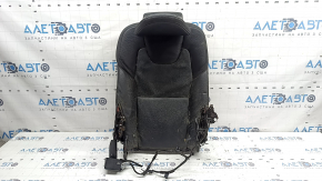 The back of the rear row of seats (2nd row) right Volvo XC90 16-25 black leather, with a headrest and upper frame, for dry cleaning, the headrest does not lock, dents on the back side
