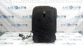The back of the rear row of seats (2nd row) right Volvo XC90 16-25 black leather, with a headrest and upper frame, for dry cleaning, the headrest does not lock, dents on the back side