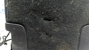 The back of the rear row of seats (2nd row) right Volvo XC90 16-25 black leather, with a headrest and upper frame, for dry cleaning, the headrest does not lock, dents on the back side