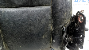 The back of the rear row of seats (2nd row) right Volvo XC90 16-25 black leather, with a headrest and upper frame, for dry cleaning, the headrest does not lock, dents on the back side