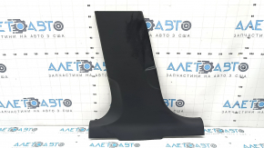 Lower left center pillar trim Audi A6 C7 12-18 black, scratches