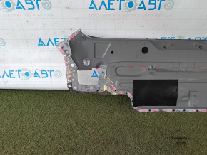 Rear panel Audi A4 B9 17-25 2 parts, drilled, graphite