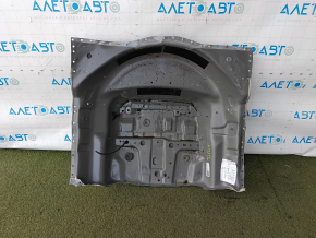 The trunk trough of the Audi A4 B9 17-25 is drilled out