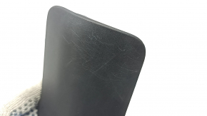 Black hood release handle for Audi A6 C7 12-18 interior, scratches