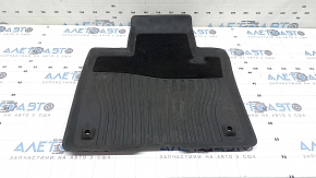 Interior mat rubber driver Volvo XC90 16-25 black, worn