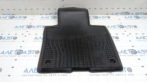 Interior mat rubber driver Volvo XC90 16-25 black, worn