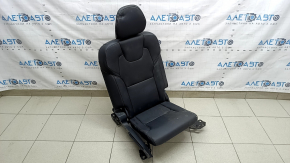 Rear row of seats, right, 3rd row, Volvo XC90 16-25, black leather, dry-cleanable, dented headrest