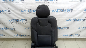Rear row of seats, right, 3rd row, Volvo XC90 16-25, black leather, dry-cleanable, dented headrest