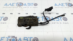 Left hood lock Volvo XC90 16-26 with thread, with cable, corrosion, broken cable mount
