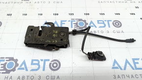 Left hood lock Volvo XC90 16-26 with thread, with cable, corrosion, broken cable mount