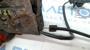 Left hood lock Volvo XC90 16-26 with thread, with cable, corrosion, broken cable mount