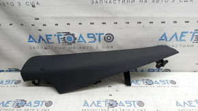 Side bolster of the 2nd row of seats, right, Audi Q5 80A 21-24, black leather, dent