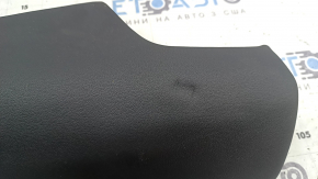 Side bolster of the 2nd row of seats, right, Audi Q5 80A 21-24, black leather, dent