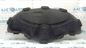 The hood insulation of the Audi A6 C7 12-18 is worn and dented