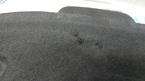 The hood insulation of the Audi A6 C7 12-18 is worn and dented