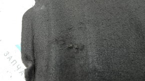 The hood insulation of the Audi A6 C7 12-18 is worn and dented