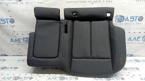 Rear seat cushion upholstery, 2nd row, left, Audi Q5 80A 21-24, black leather, dry-cleanable