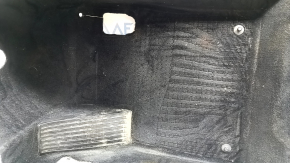Front left floor covering Volvo XC90 16-22 black, for cleaning