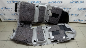Floor covering for Toyota Prius 30 10-15 gray, dry cleanable