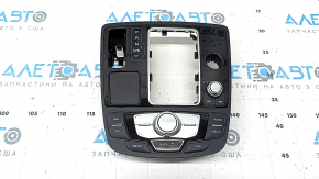 MMI control panel Audi A6 C7 16-18 rest, nicks on chrome, scratches