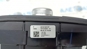 MMI control panel Audi A6 C7 16-18 rest, nicks on chrome, scratches