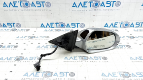 Right side mirror assembly for Audi A6 C7 12-18 14+2 pins, heated, for auto storage, BSM, turn signal, auto-dimming, silver