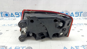 Left outer wing light for Audi A6 C7 16-18 restyling, broken glass, cracked housing
