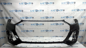 Bare front bumper Audi Q5 80A 21-25 without Park Assist and headlight washers, black, without tow hook cap