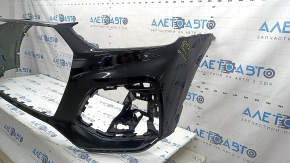 Bare front bumper Audi Q5 80A 21-25 without Park Assist and headlight washers, black, without tow hook cap