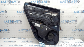 Door trim, rear right card, Audi Q5 80A 21-25, black leather, black armrest, under curtain, Bang & Olufsen