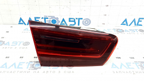 Inner taillight, left, Audi A6 C7 16-18 restyling, polished