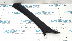 Upper left front pillar trim for Audi A6 C7 16-18 rest, black, scuffed