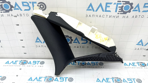Right rear window trim for Audi A6 C7 12-18, black, broken fasteners, worn