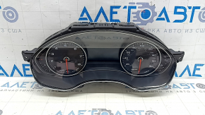Instrument cluster Audi A6 C7 16-18 rest without night vision and projection, 86k, scratches