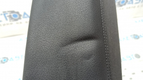 Side bolster of the 2nd row of seats, right, Audi A6 C7 16-18, black leather, dented
