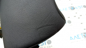 Side bolster of the 2nd row of seats, right, Audi A6 C7 16-18, black leather, dented
