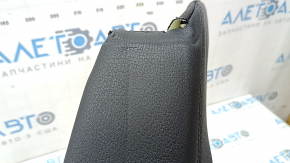 Side bolster of the 2nd row of seats, right, Audi A6 C7 16-18, black leather, dented